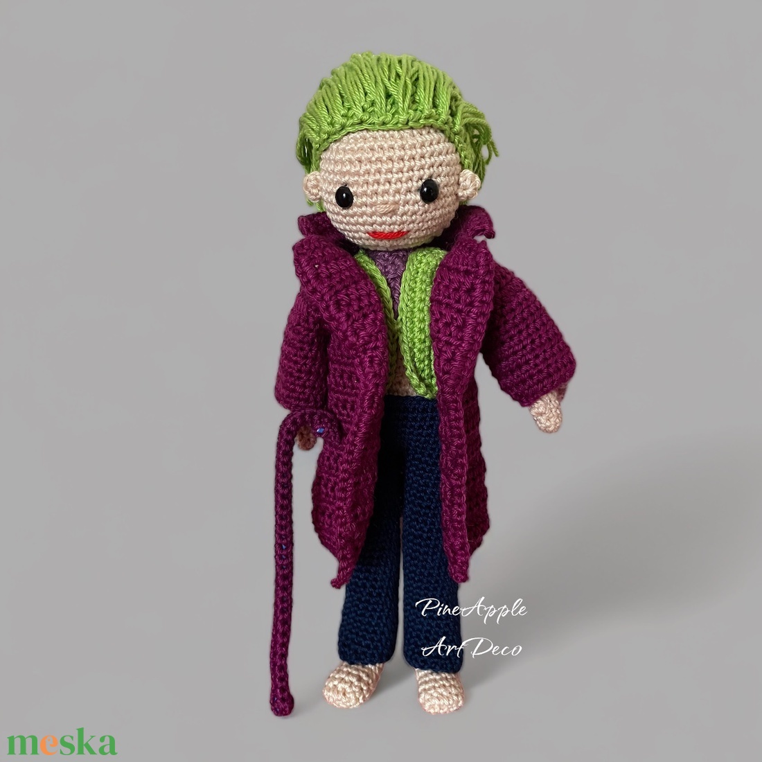 Joker horgolt baba amigurumi - játék & sport - baba & babaház - baba - Meska.hu Joker horgolt baba amigurumi - játék & sport - baba & babaház - baba - Meska.hu
