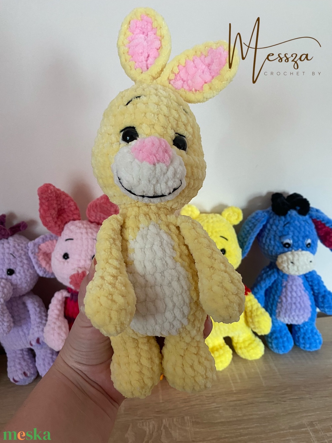 Horgolt Nyuszi a Micimackóból amigurumi (Messza) - játék & sport - plüssállat & játékfigura - nyuszi - Meska.hu Horgolt Nyuszi a Micimackóból amigurumi (Messza) - játék & sport - plüssállat & játékfigura - nyuszi - Meska.hu