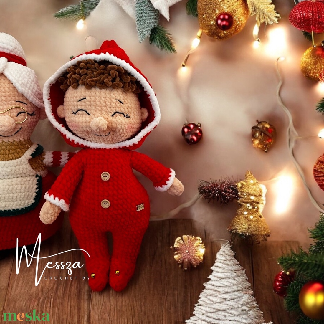 Horgolt Manó karácsonyi kapucnis kezeslábasban , amigurumi (Messza) - karácsony - karácsonyi lakásdekoráció - karácsonyi manók, figurák - Meska.hu Horgolt Manó karácsonyi kapucnis kezeslábasban , amigurumi (Messza) - karácsony - karácsonyi lakásdekoráció - karácsonyi manók, figurák - Meska.hu