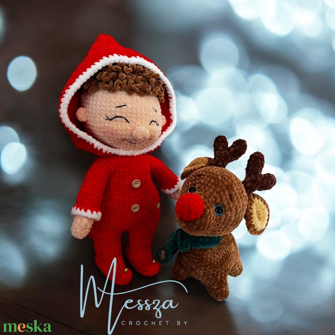 Horgolt Manó karácsonyi kapucnis kezeslábasban , amigurumi (Messza) - karácsony - karácsonyi lakásdekoráció - karácsonyi manók, figurák - Meska.hu Horgolt Manó karácsonyi kapucnis kezeslábasban , amigurumi (Messza) - karácsony - karácsonyi lakásdekoráció - karácsonyi manók, figurák - Meska.hu