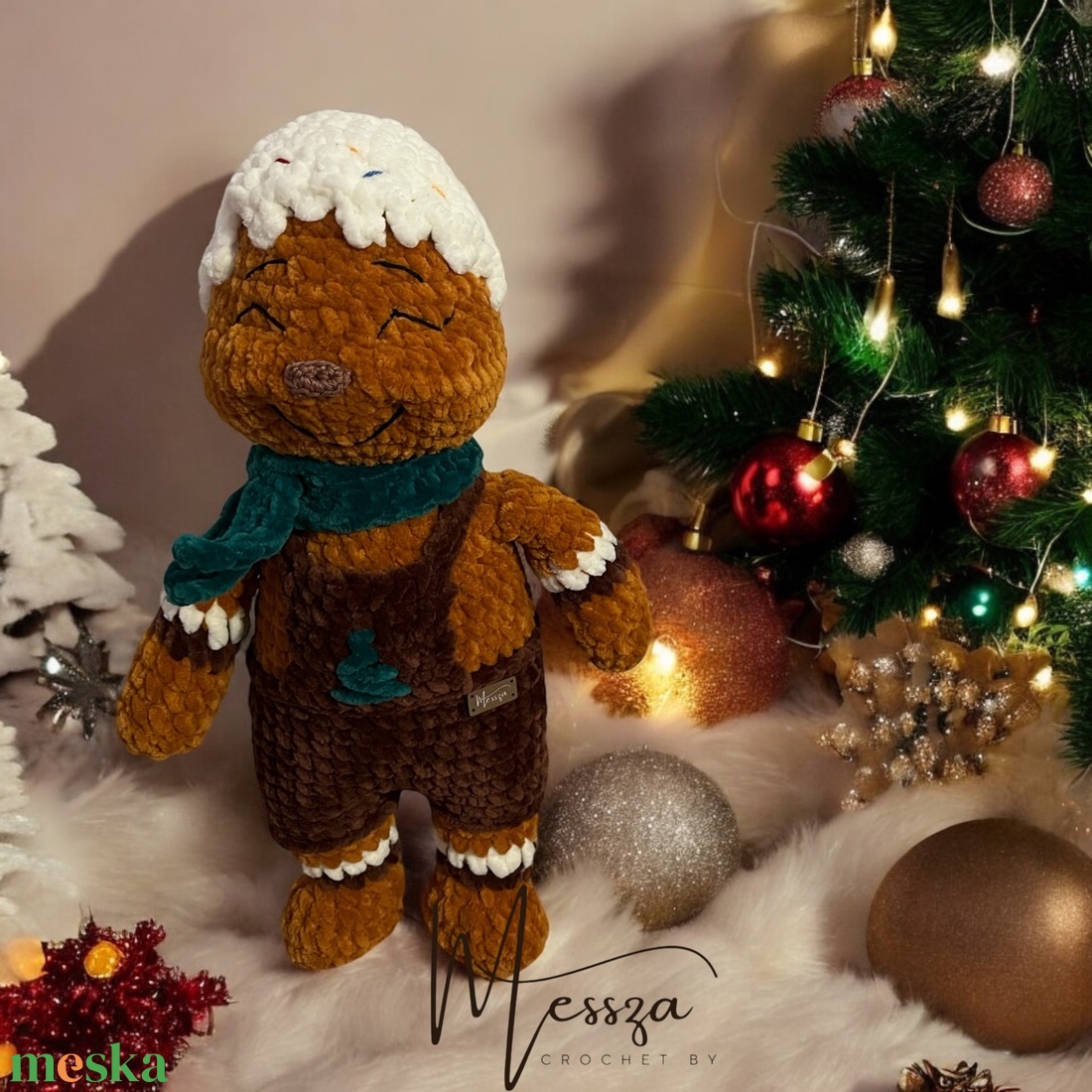 Horgolt cuki fiú Mézi Mézeskalács , amigurumi (Messza) - karácsony - karácsonyi lakásdekoráció - karácsonyi manók, figurák - Meska.hu Horgolt cuki fiú Mézi Mézeskalács , amigurumi (Messza) - karácsony - karácsonyi lakásdekoráció - karácsonyi manók, figurák - Meska.hu