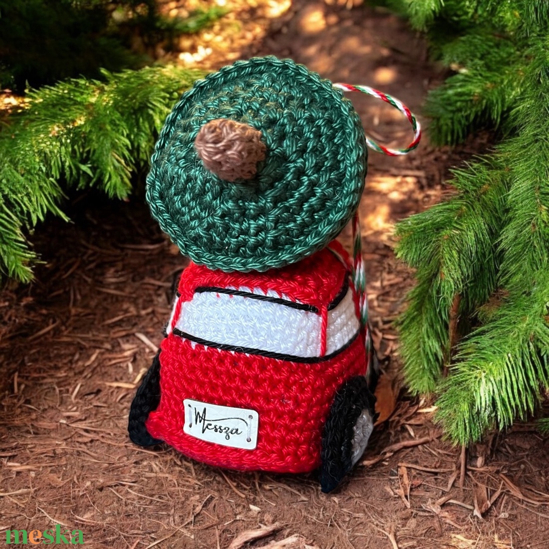 Horgolt kis autó fenyőfával a tetején amigurumi (Messza) - karácsony - karácsonyi lakásdekoráció - karácsonyi manók, figurák - Meska.hu Horgolt kis autó fenyőfával a tetején amigurumi (Messza) - karácsony - karácsonyi lakásdekoráció - karácsonyi manók, figurák - Meska.hu