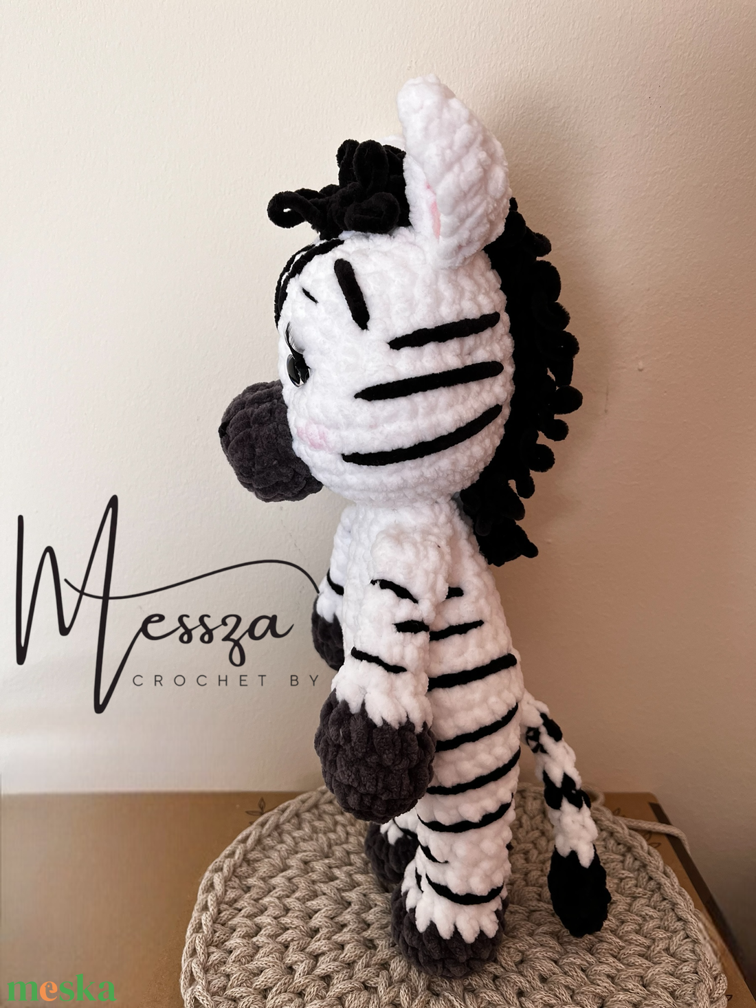 Horgolt Zebra amigurumi (Messza) - játék & sport - plüssállat & játékfigura - plüss mesefigurák - Meska.hu Horgolt Zebra amigurumi (Messza) - játék & sport - plüssállat & játékfigura - plüss mesefigurák - Meska.hu