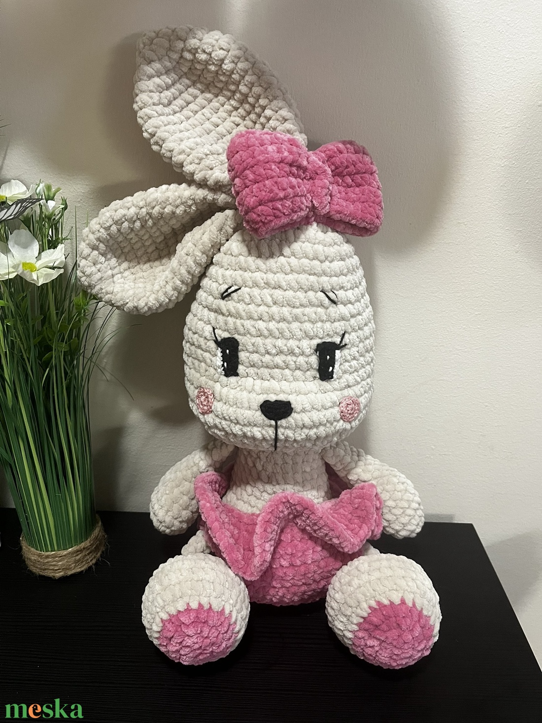 Horgolt öltöztethető kislány nyuszi amigurumi (Messza) - játék & sport - plüssállat & játékfigura - nyuszi - Meska.hu Horgolt öltöztethető kislány nyuszi amigurumi (Messza) - játék & sport - plüssállat & játékfigura - nyuszi - Meska.hu