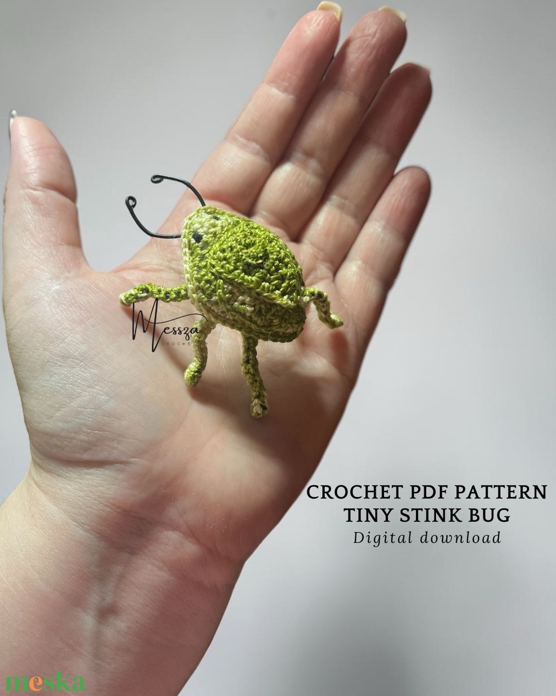 Poloska amigurumi minigurumi horgolásminta � angol nyelvű PDF leírás - diy (csináld magad) - szabásminta, útmutató - horgolási minta - Meska.hu