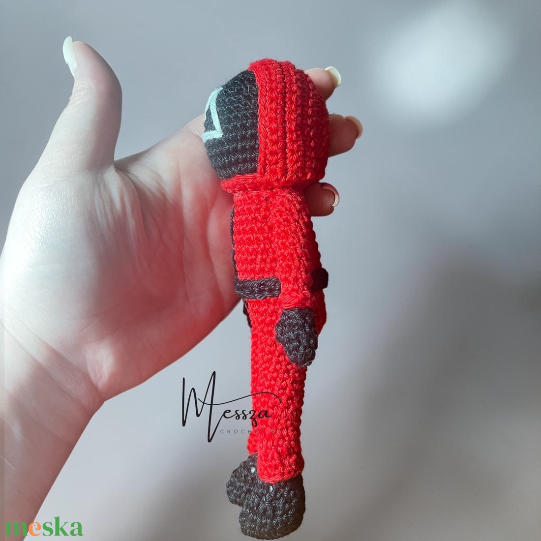 Horgolt Squid game őr baba amigurumi (Messza) - játék & sport - plüssállat & játékfigura - ember - Meska.hu