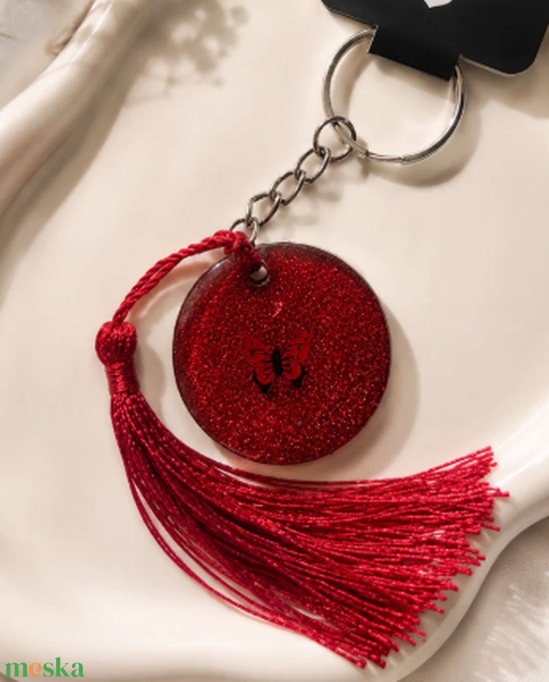 Csillámos Handmade Kulcstartó  - táska & tok - kulcstartó & táskadísz - kulcstartó - Meska.hu