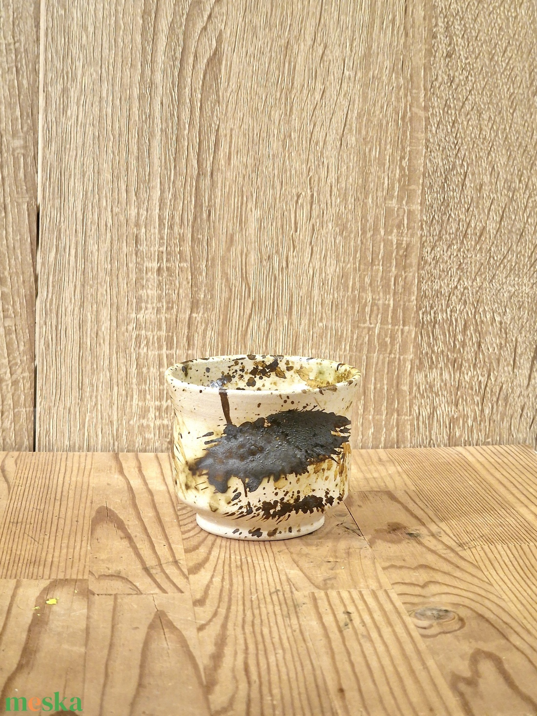Korongozott kerámia csésze - otthon & életmód - konyhafelszerelés, tálalás - tálalás - bögre & csésze - Meska.hu