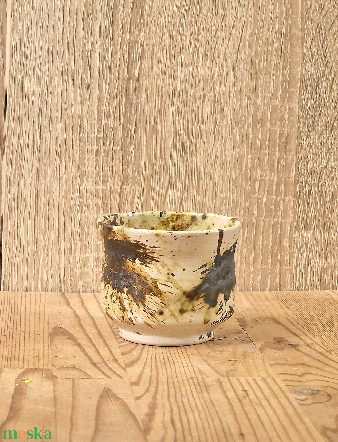 Korongozott kerámia csésze - otthon & életmód - konyhafelszerelés, tálalás - tálalás - bögre & csésze - Meska.hu