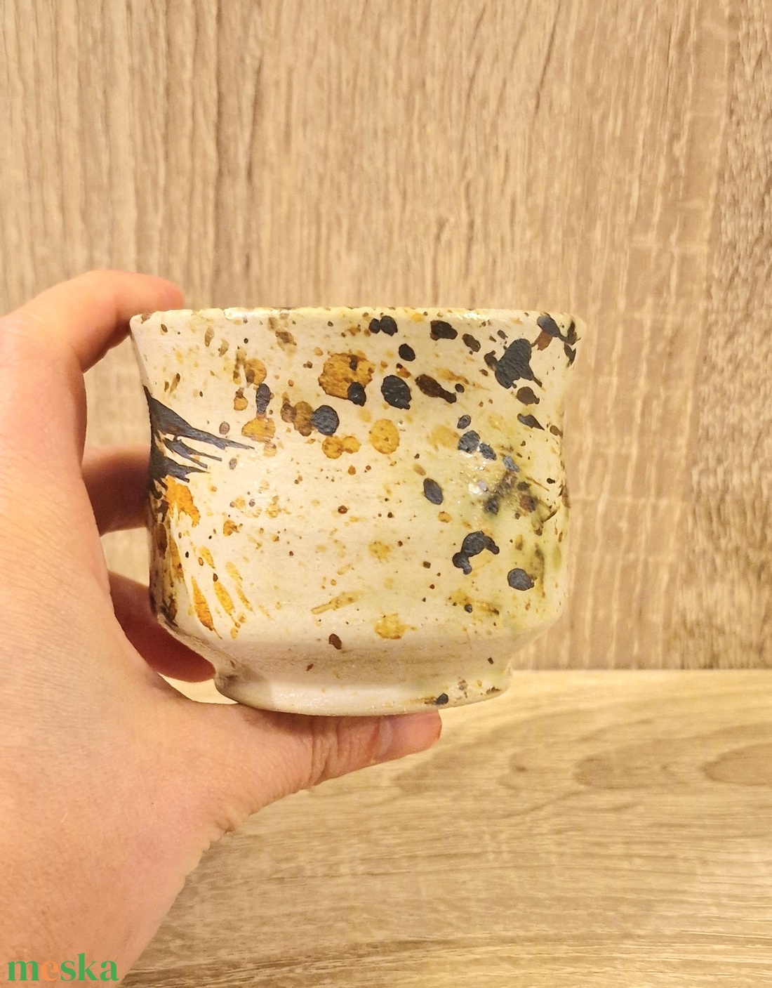 Korongozott kerámia csésze - otthon & életmód - konyhafelszerelés, tálalás - tálalás - bögre & csésze - Meska.hu