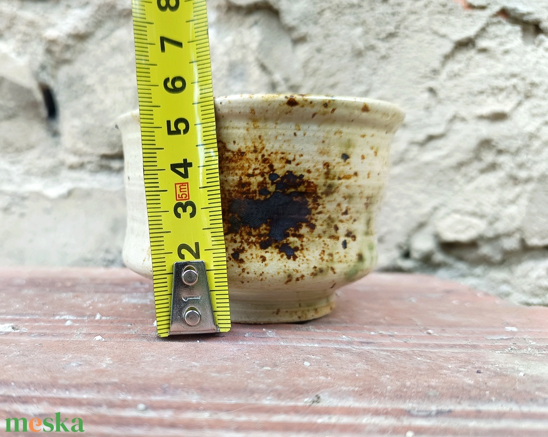 Korongozott kerámia csésze - otthon & életmód - konyhafelszerelés, tálalás - tálalás - bögre & csésze - Meska.hu