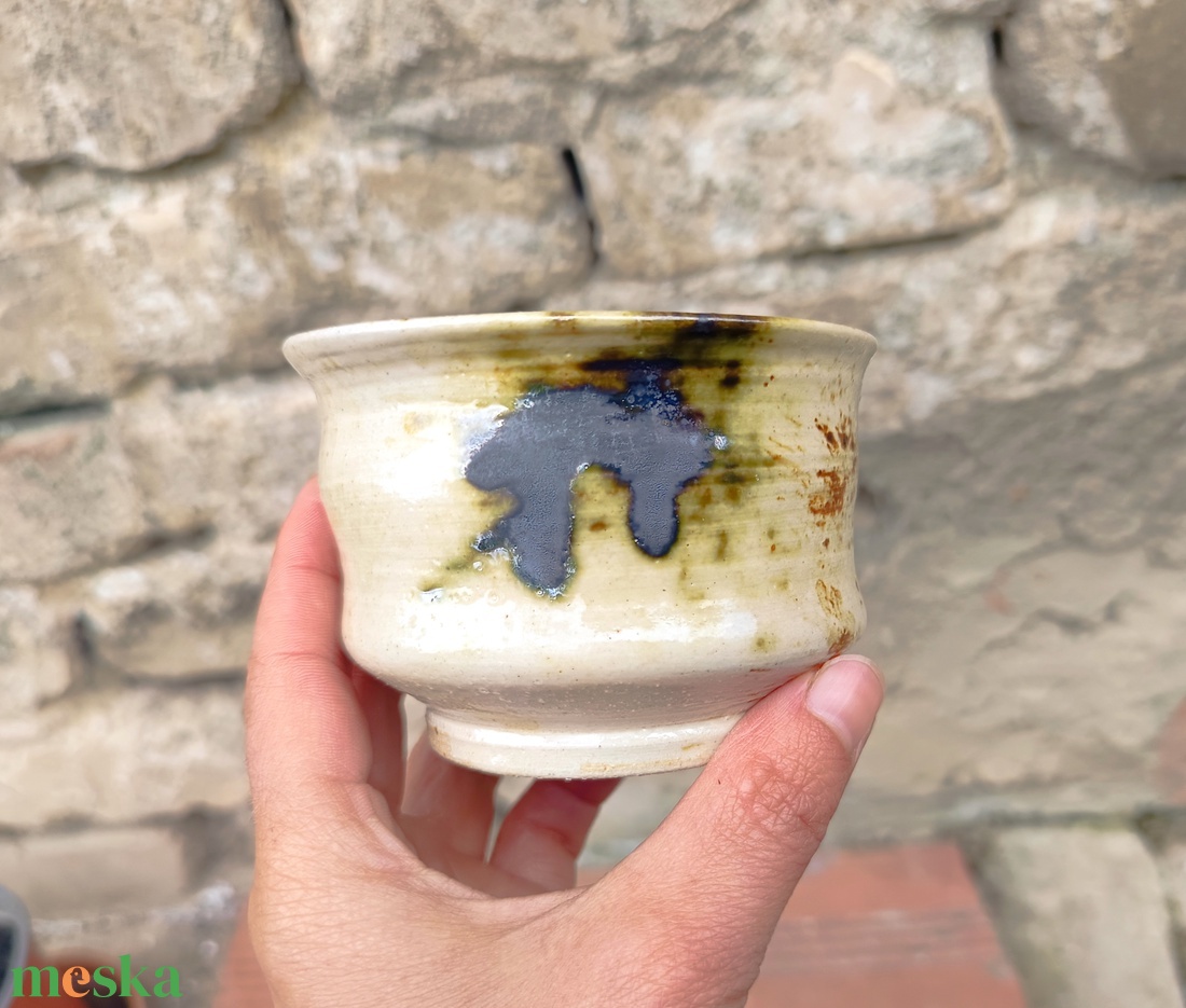 Korongozott kerámia csésze - otthon & életmód - konyhafelszerelés, tálalás - tálalás - bögre & csésze - Meska.hu