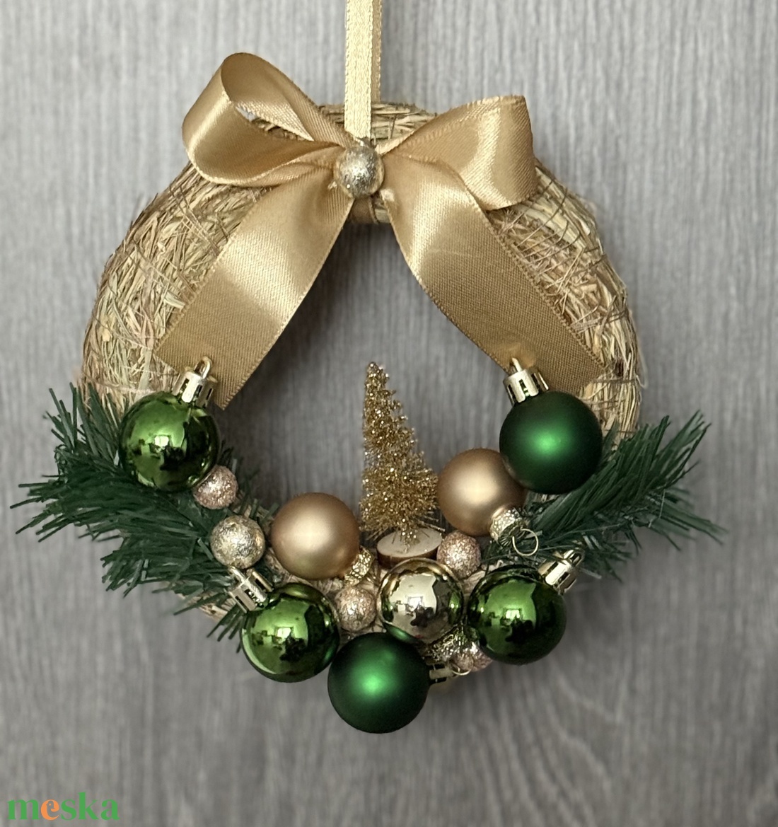 Karácsonyi ajtódísz - karácsony - karácsonyi lakásdekoráció - karácsonyi ajtódíszek - Meska.hu