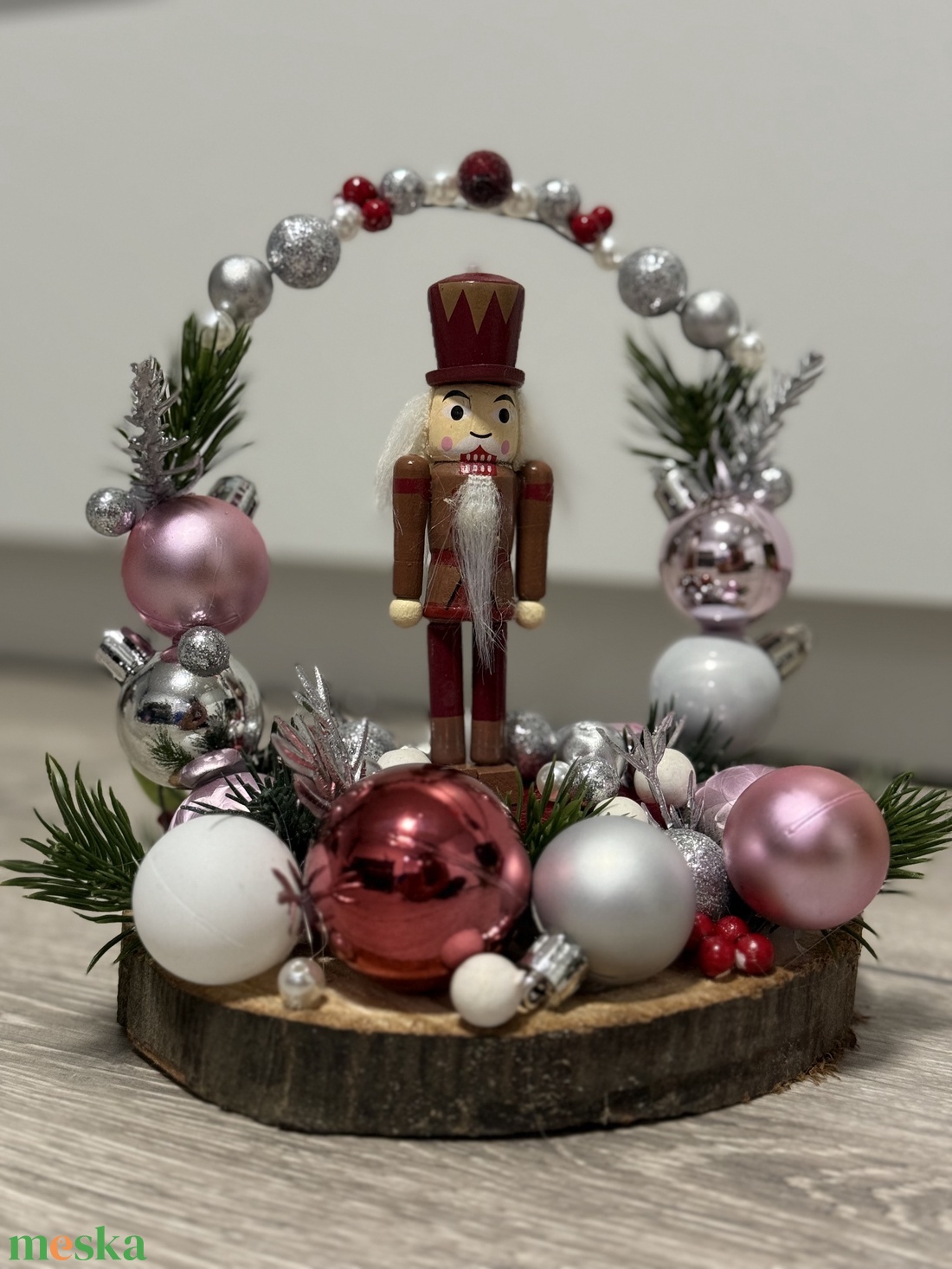 Karácsonyi dekoráció - karácsony - adventi díszek - adventi asztaldísz - Meska.hu