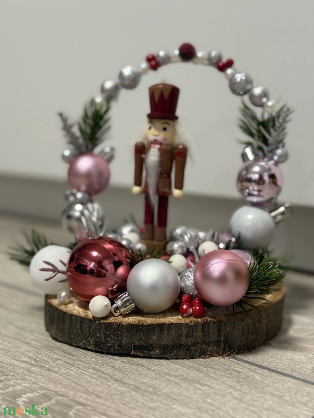 Karácsonyi dekoráció - karácsony - adventi díszek - adventi asztaldísz - Meska.hu