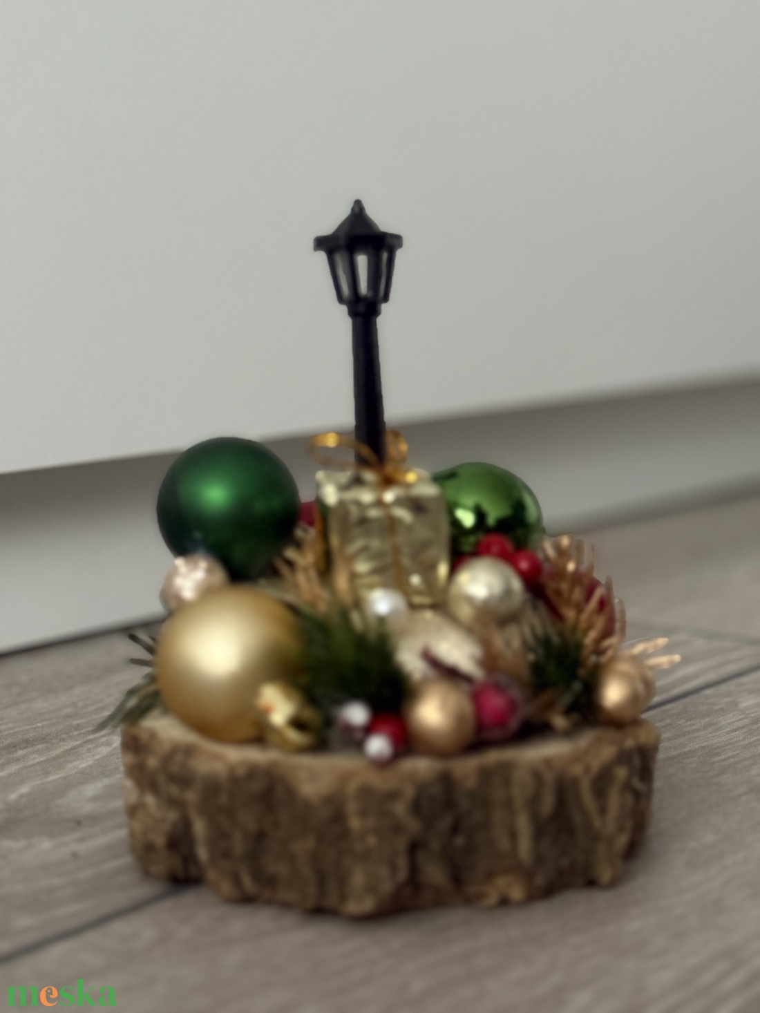 Asztaldísz - karácsony - karácsonyi lakásdekoráció - ünnepi asztaldekoráció - Meska.hu