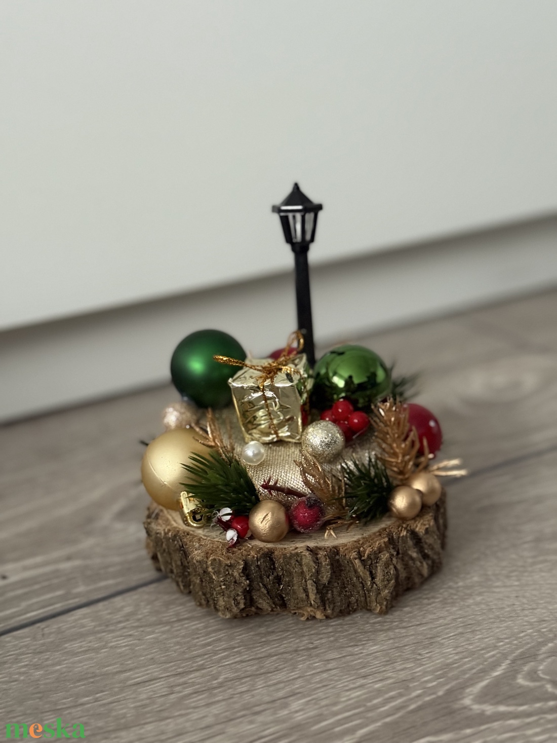 Asztaldísz - karácsony - karácsonyi lakásdekoráció - ünnepi asztaldekoráció - Meska.hu