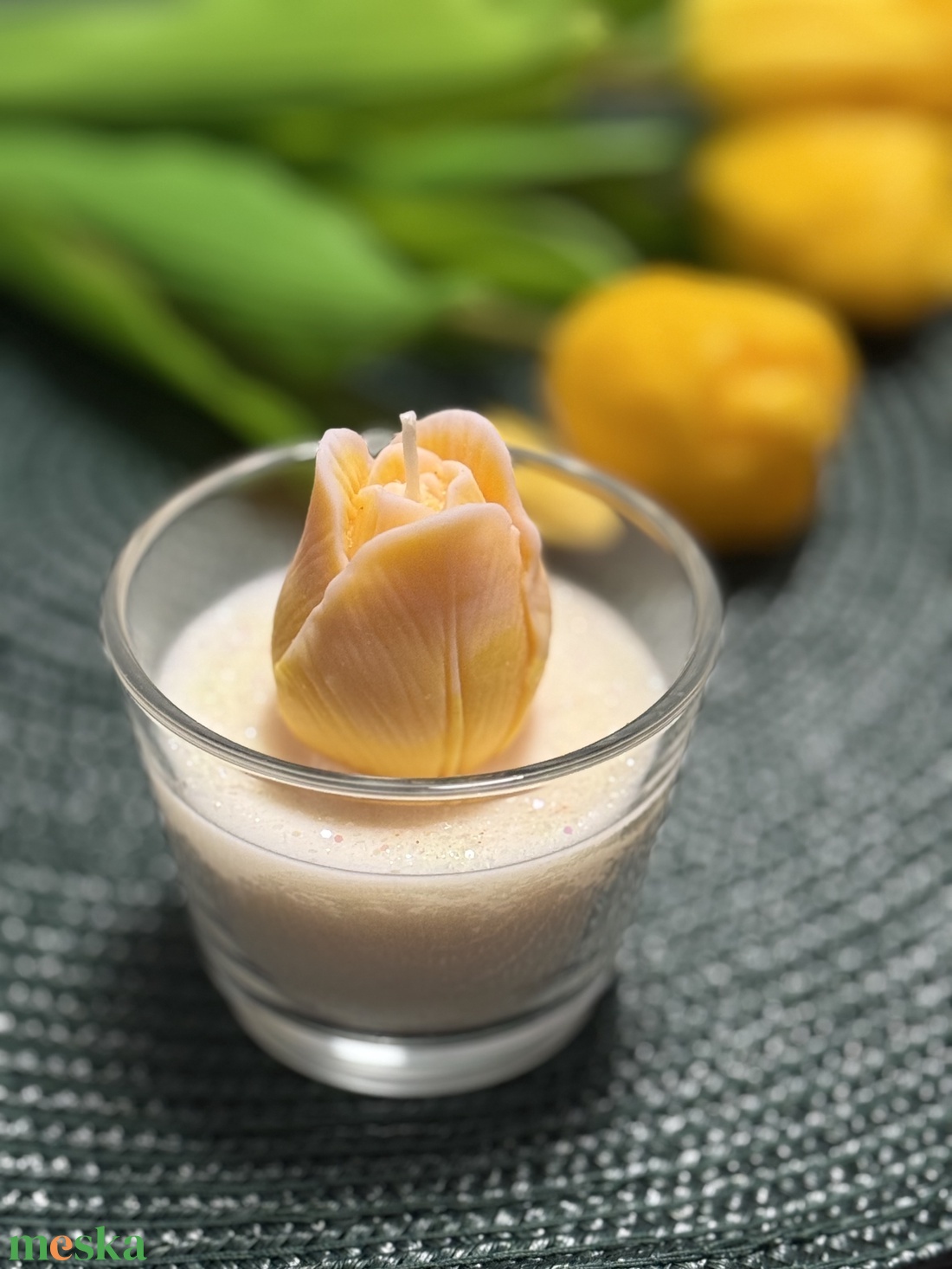 Szójaviasz illatgyertya - otthon & életmód - gyertya, illat, aroma - gyertya - Meska.hu