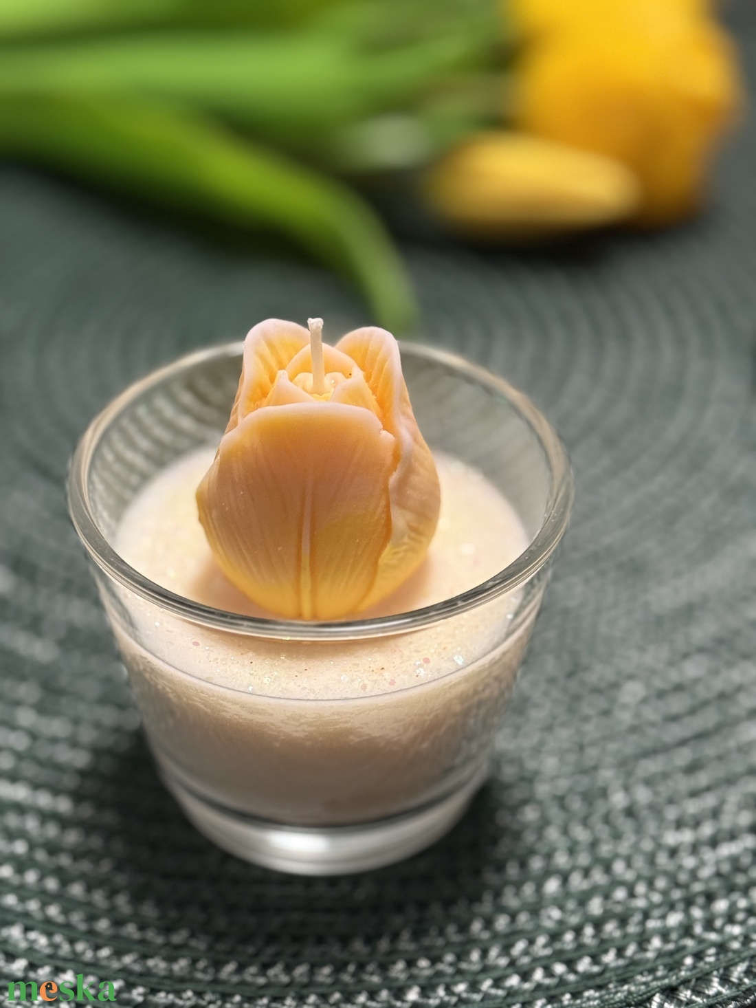 Szójaviasz illatgyertya - otthon & életmód - gyertya, illat, aroma - gyertya - Meska.hu