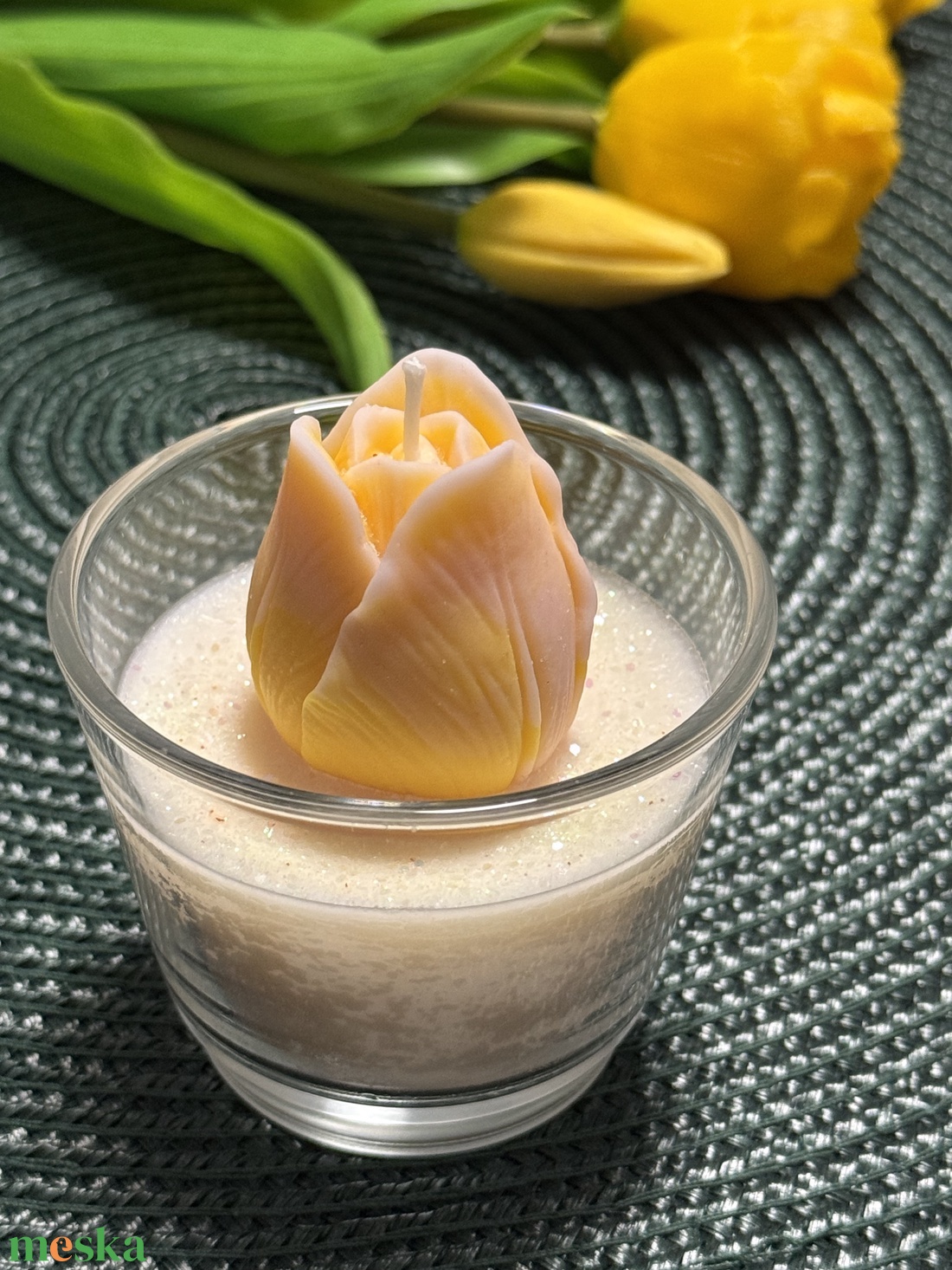 Szójaviasz illatgyertya - otthon & életmód - gyertya, illat, aroma - gyertya - Meska.hu