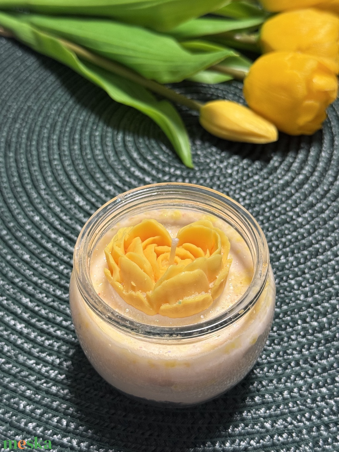 Szójaviasz illatgyertya - otthon & életmód - gyertya, illat, aroma - gyertya - Meska.hu