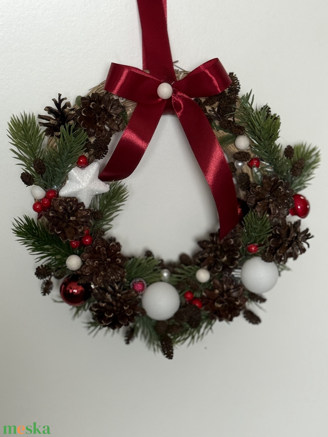 Kopogtató ajtódísz - karácsony - adventi díszek - adventi koszorú - Meska.hu