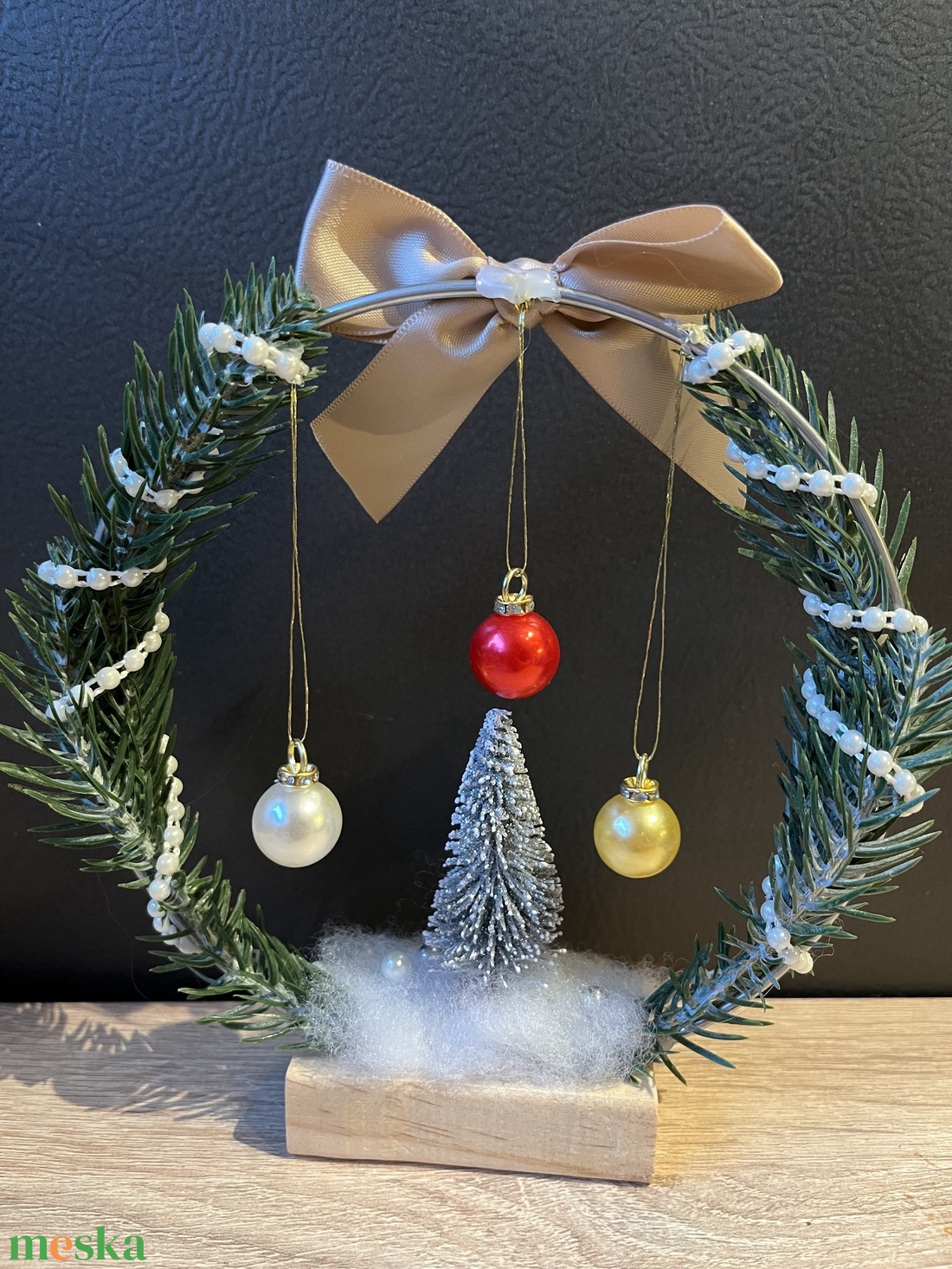 Karácsonyfás asztali dísz - otthon & életmód - dekoráció - asztal és polc dekoráció - asztaldísz - Meska.hu