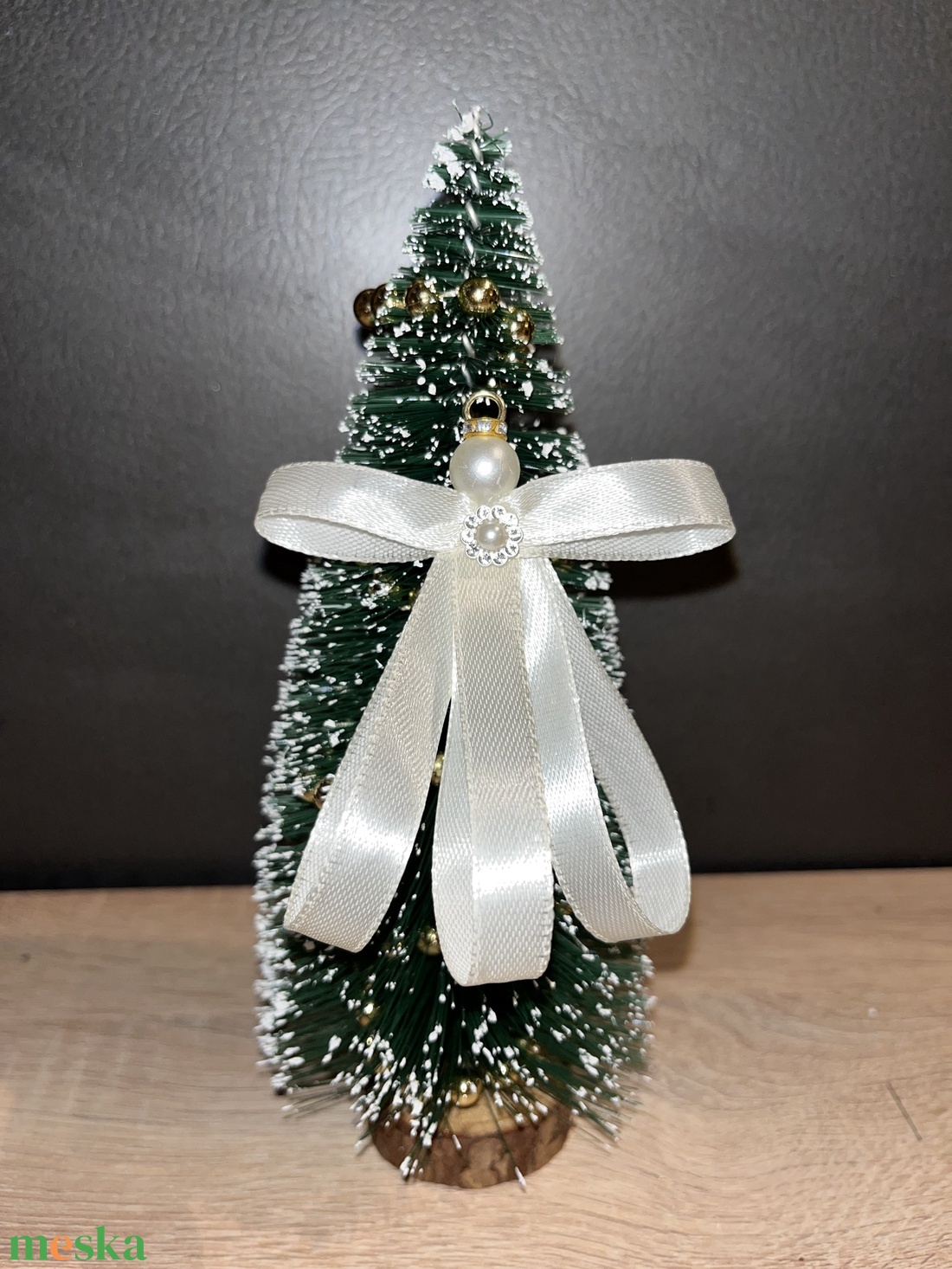 5 db szatén angyalka dísz - karácsony - karácsonyi lakásdekoráció - karácsonyfadíszek - Meska.hu