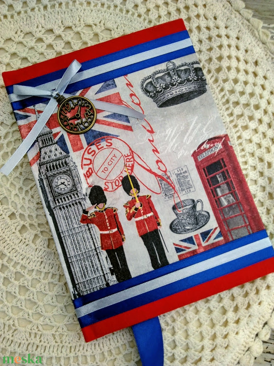  Londoni emlékek napló - otthon & életmód - papír, írószer - jegyzetfüzet & napló - Meska.hu