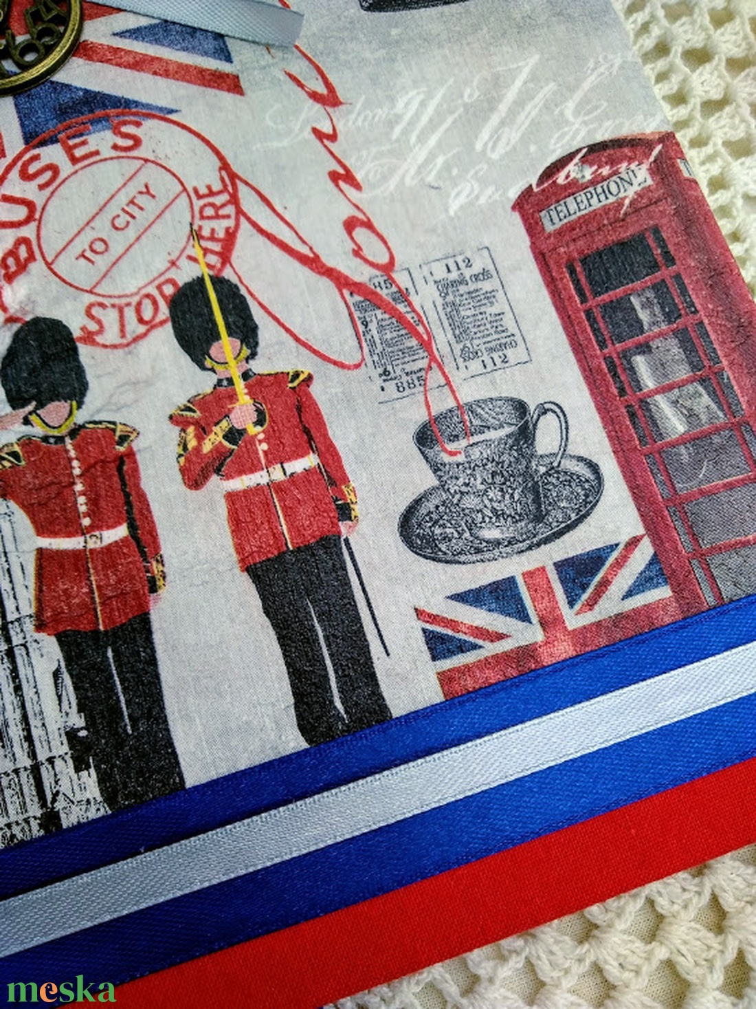  Londoni emlékek napló - otthon & életmód - papír, írószer - jegyzetfüzet & napló - Meska.hu