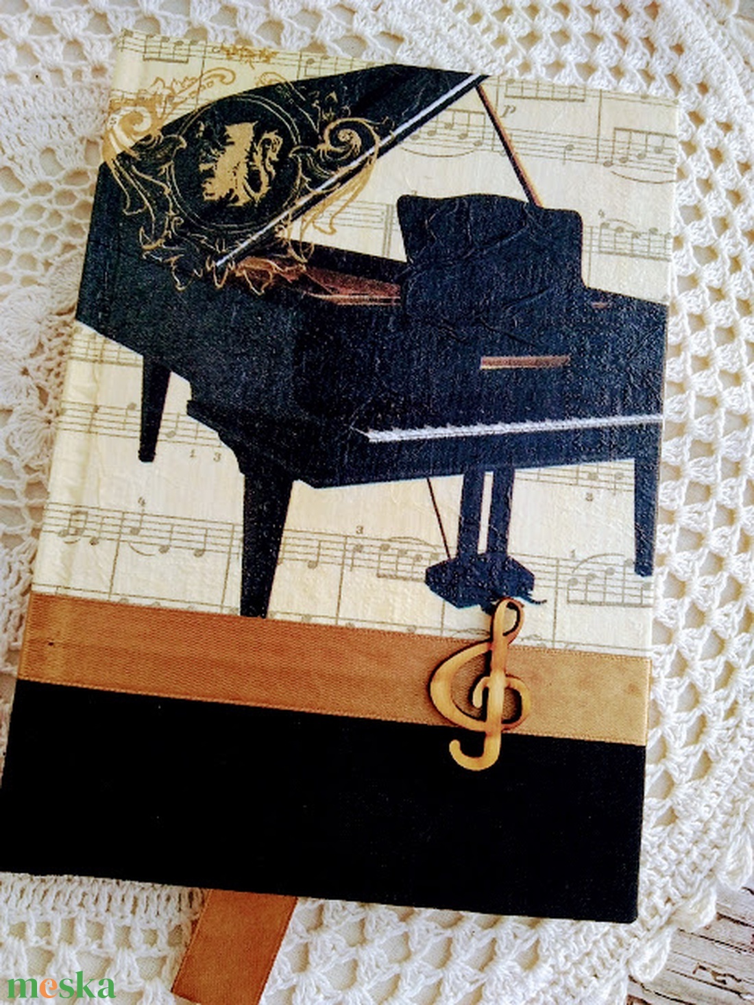 Zongorás emlékkönyv - könyv & zene - könyv - Meska.hu