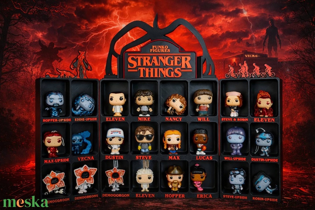 Stranger Things kinder figura tartó - otthon & életmód - dekoráció - asztal és polc dekoráció - asztaldísz - Meska.hu