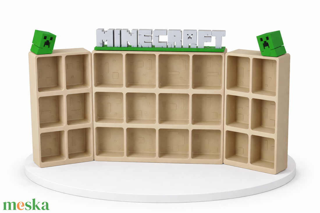 Minecraft kinder figura tartó - otthon & életmód - dekoráció - asztal és polc dekoráció - asztaldísz - Meska.hu