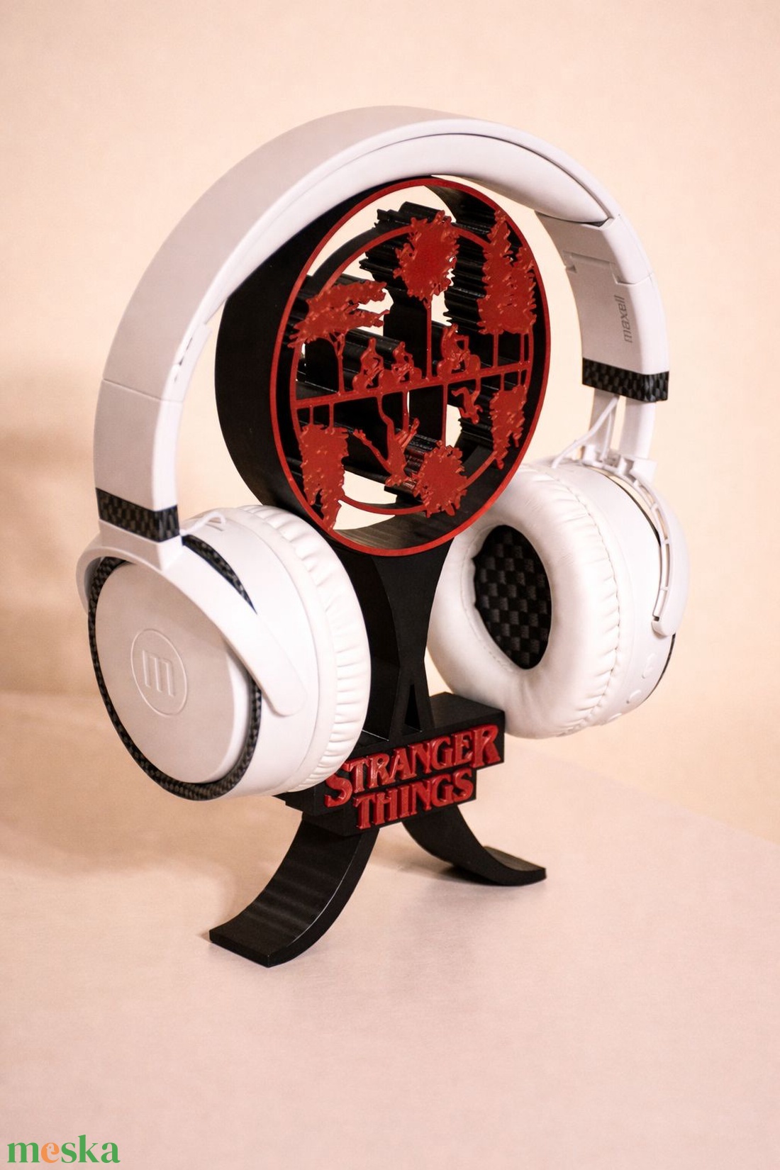 Stranger Things fejhallgató tartó - otthon & életmód - tárolás & rendszerezés - íróasztali tároló - Meska.hu