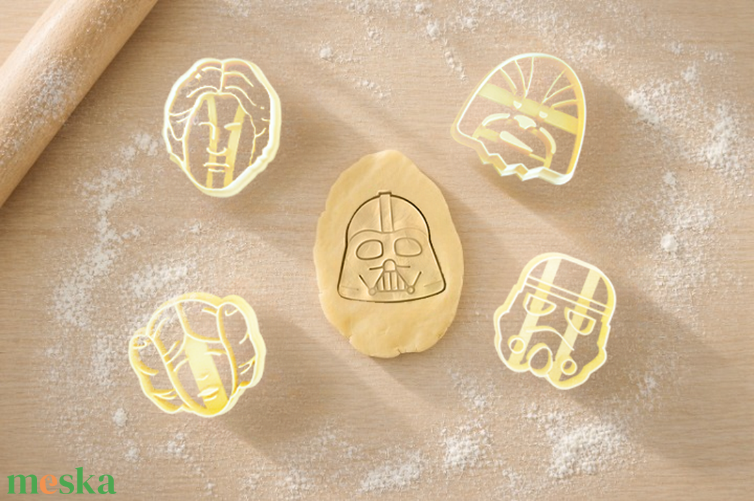 Star Wars sütikiszúró szett - otthon & életmód - konyhafelszerelés, tálalás - sütés, főzés - sütikiszúró - Meska.hu