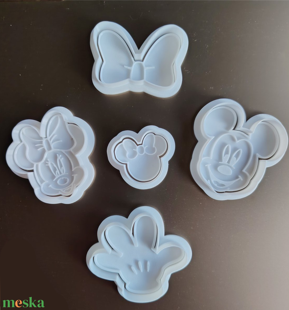 Mickey egér sütikiszúró szett - otthon & életmód - konyhafelszerelés, tálalás - sütés, főzés - sütikiszúró - Meska.hu
