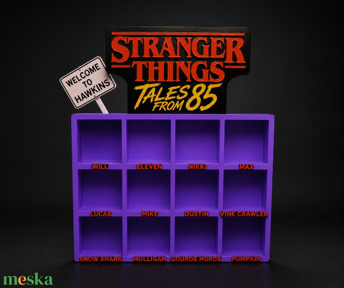 Stranger Things: Tales from �85 Happy Meal figuratartó - otthon & életmód - dekoráció - asztal és polc dekoráció - díszdoboz - Meska.hu