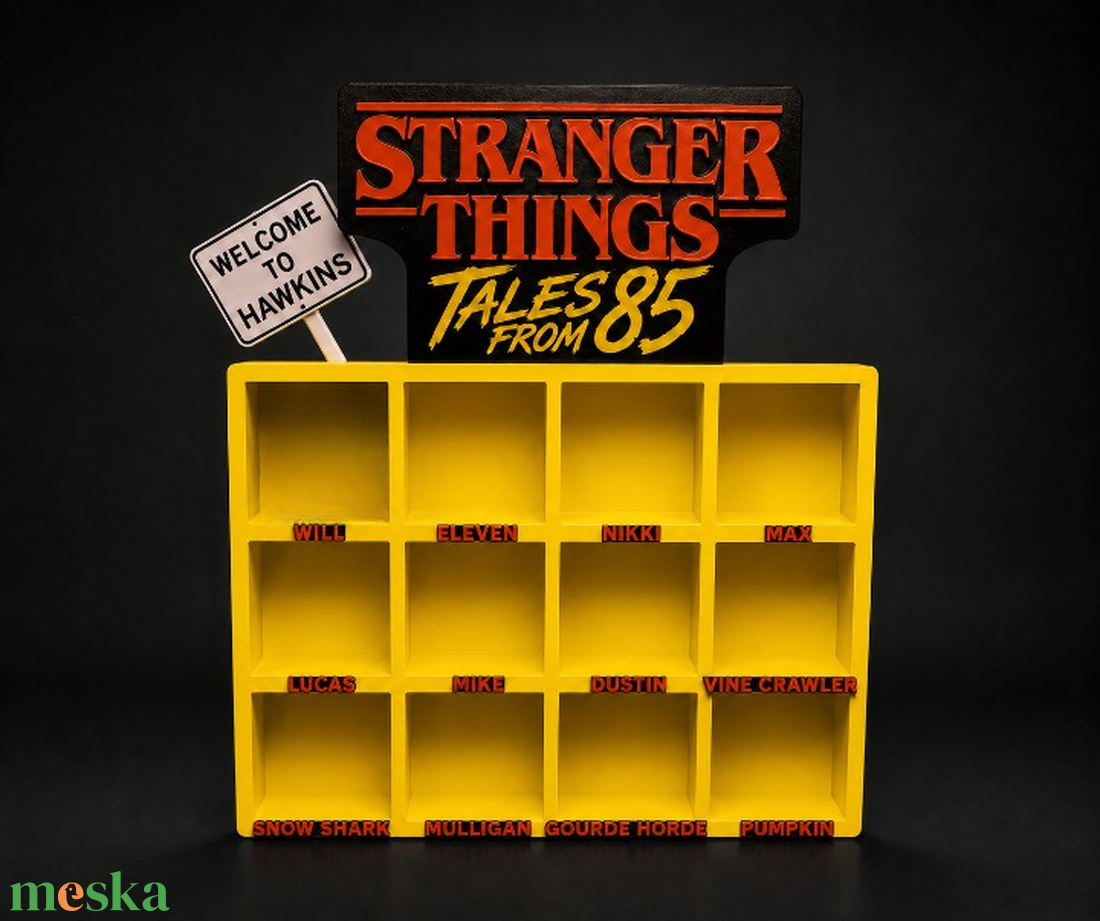 Stranger Things: Tales from �85 Happy Meal figuratartó - otthon & életmód - dekoráció - asztal és polc dekoráció - díszdoboz - Meska.hu