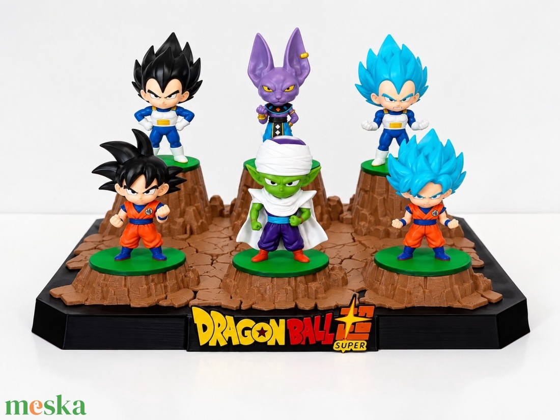 Dragon Ball figura tartó Burger King figurákhoz - otthon & életmód - dekoráció - asztal és polc dekoráció - dekorációs tál, tartó - Meska.hu