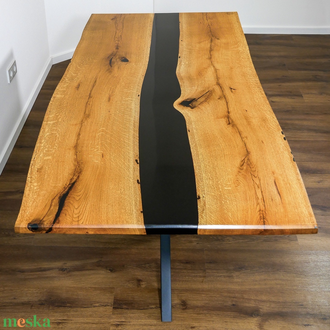 Epoxy-Tölgy étkezőasztal - otthon & életmód - bútor - asztal - Meska.hu Epoxy-Tölgy étkezőasztal - otthon & életmód - bútor - asztal - Meska.hu