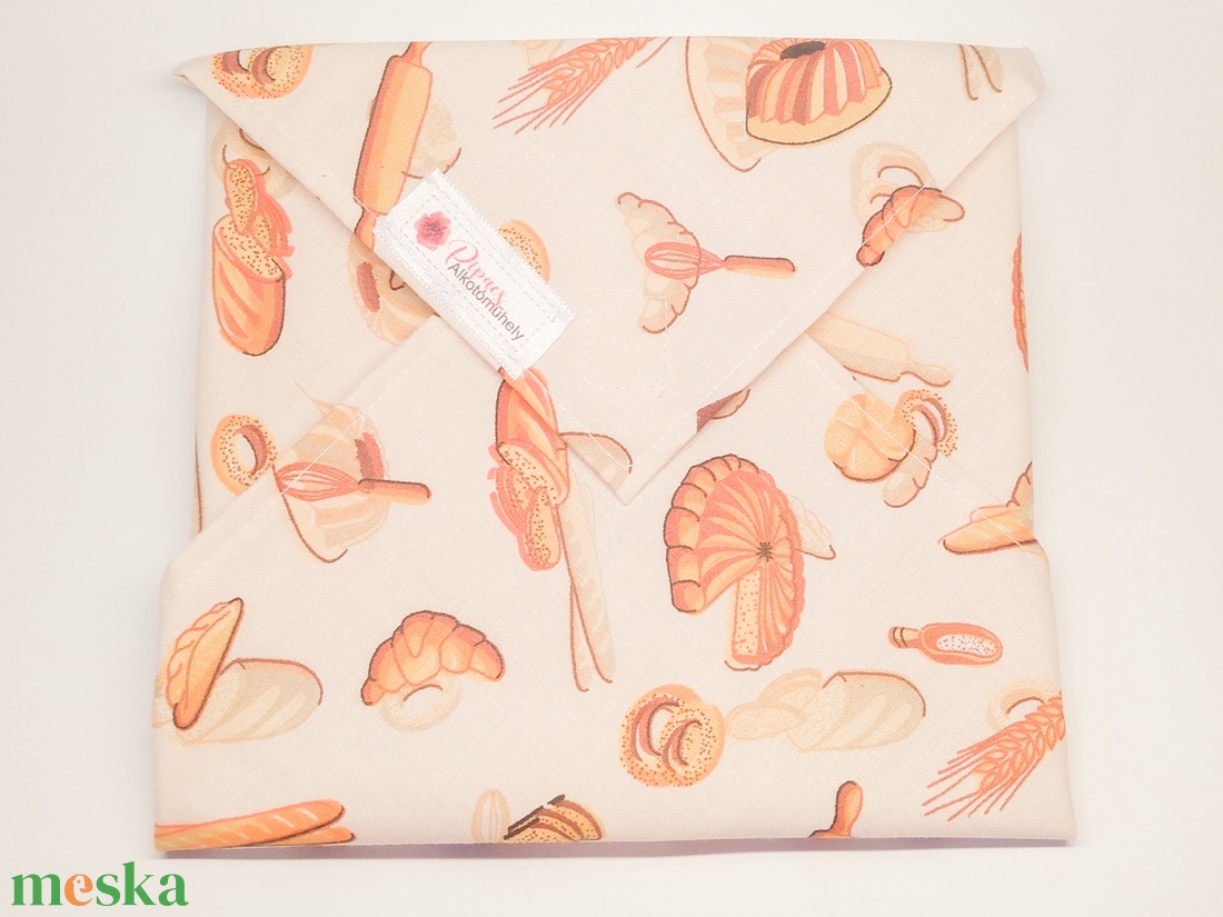 Péksüteményes textil szalvéta, élelmiszerbiztos PUL anyaggal - táska & tok - uzsonna- & ebéd tartó - szendvics csomagoló - Meska.hu Péksüteményes textil szalvéta, élelmiszerbiztos PUL anyaggal - táska & tok - uzsonna- & ebéd tartó - szendvics csomagoló - Meska.hu
