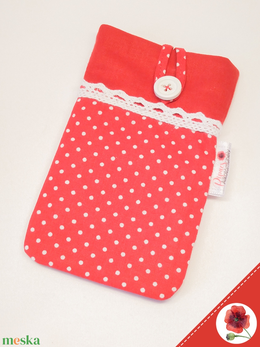 Pöttyös bélelt, textil telefontok - - Meska.hu Pöttyös bélelt, textil telefontok - - Meska.hu