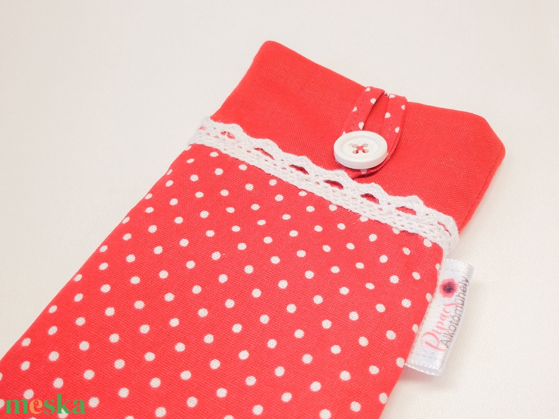Pöttyös bélelt, textil telefontok - - Meska.hu Pöttyös bélelt, textil telefontok - - Meska.hu