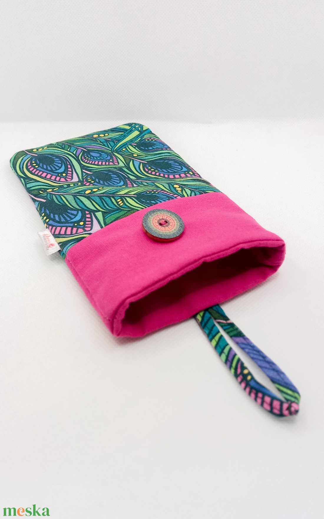 Pávatoll mintás, bélelt, textil telefontok - táska & tok - pénztárca & más tok - telefontok - Meska.hu Pávatoll mintás, bélelt, textil telefontok - táska & tok - pénztárca & más tok - telefontok - Meska.hu