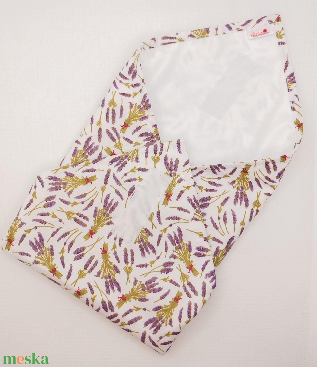 Levendulás textil szalvéta, élelmiszerbiztos PUL anyaggal - táska & tok - uzsonna- & ebéd tartó - szendvics csomagoló - Meska.hu