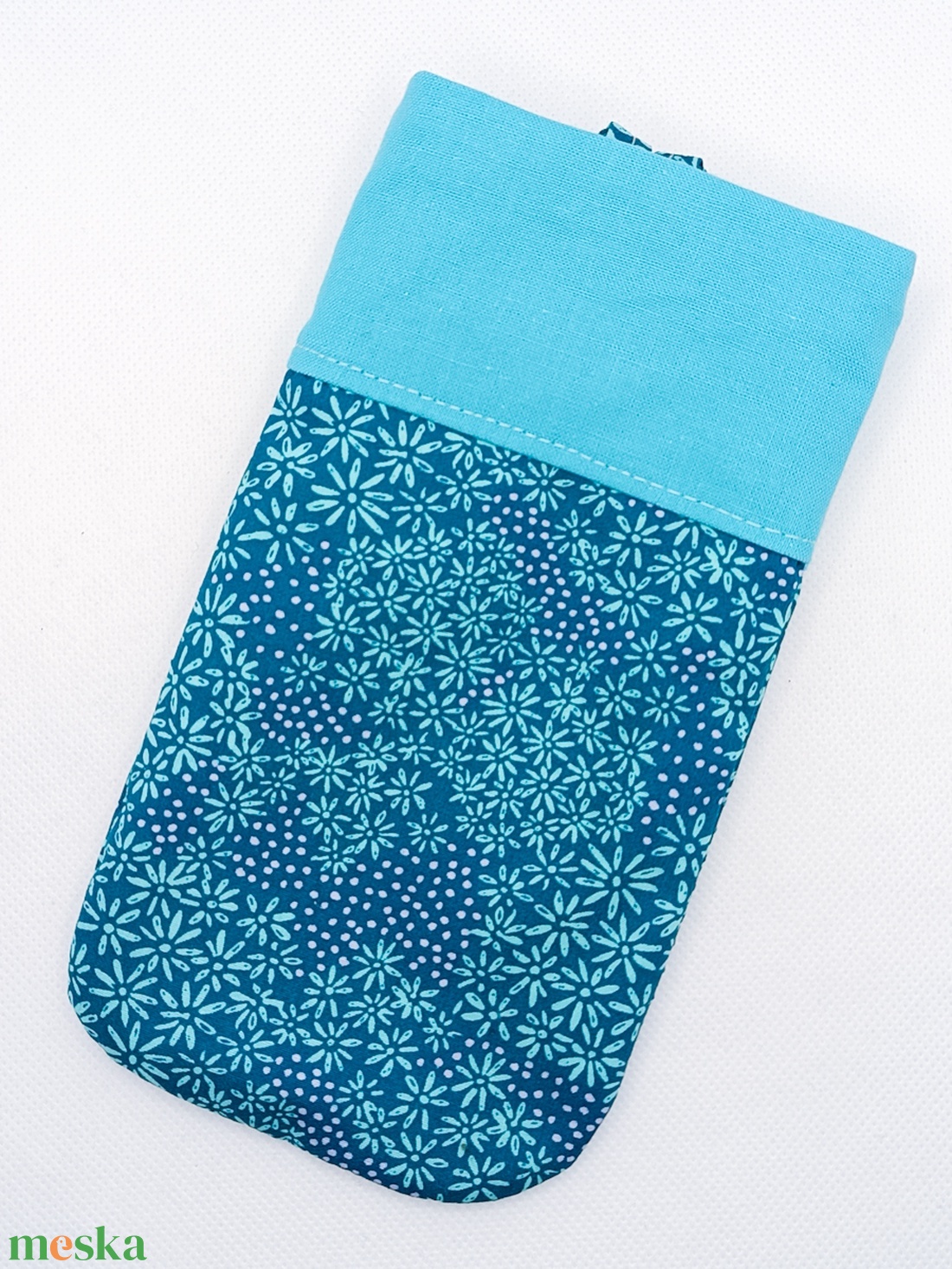 Türkiz, kék virágmintás bélelt, textil telefontok - táska & tok - pénztárca & más tok - telefontok - Meska.hu Türkiz, kék virágmintás bélelt, textil telefontok - táska & tok - pénztárca & más tok - telefontok - Meska.hu