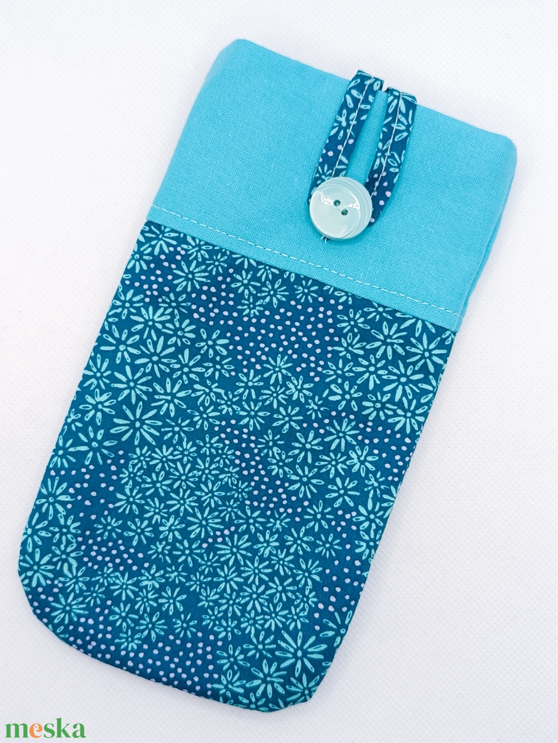 Türkiz, kék virágmintás bélelt, textil telefontok - táska & tok - pénztárca & más tok - telefontok - Meska.hu Türkiz, kék virágmintás bélelt, textil telefontok - táska & tok - pénztárca & más tok - telefontok - Meska.hu