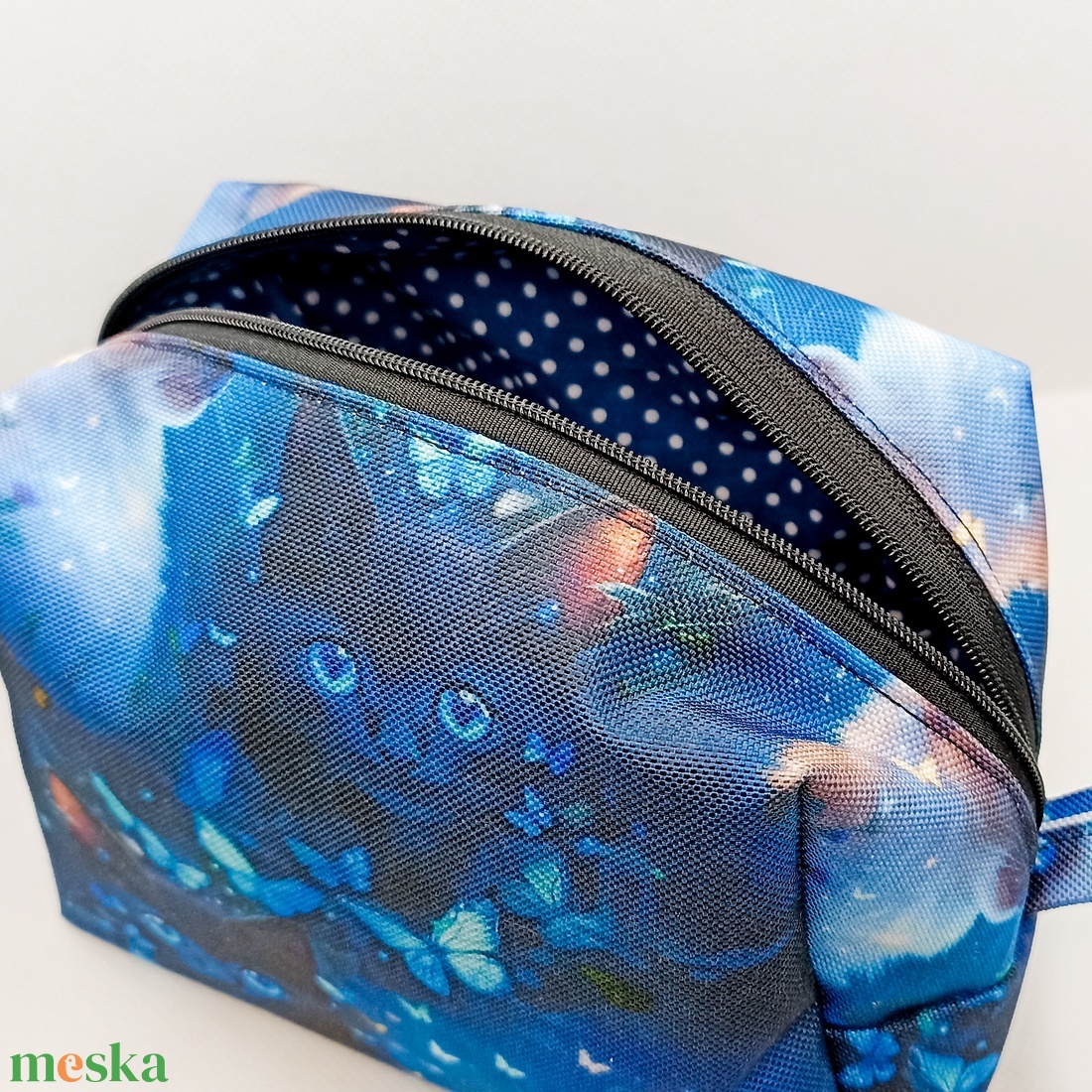 Cicák - vízhatlan piperetáska - táska & tok - neszesszer - Meska.hu