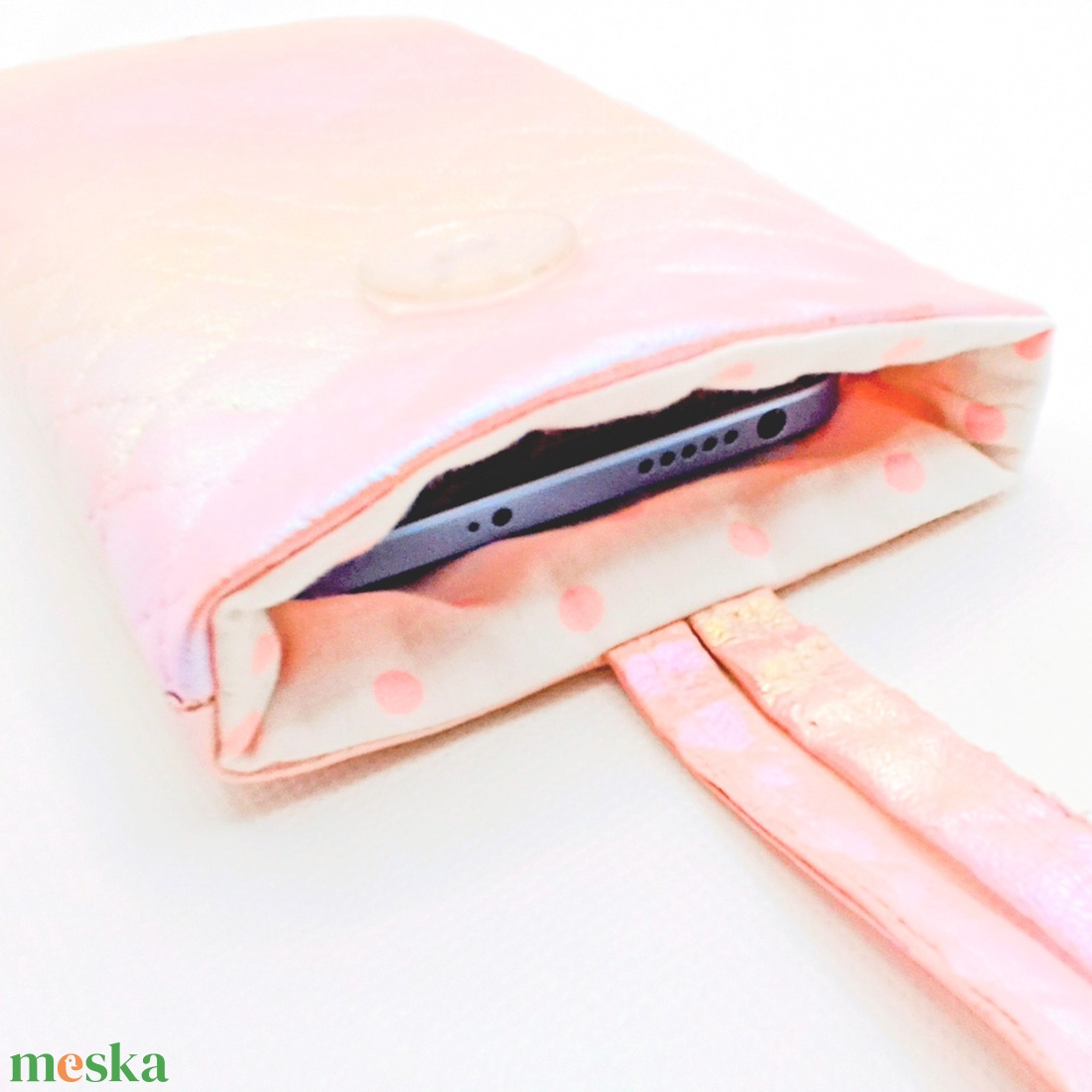 Irizáló színek - vízhatlan textil telefontok - táska & tok - pénztárca & más tok - telefontok - Meska.hu