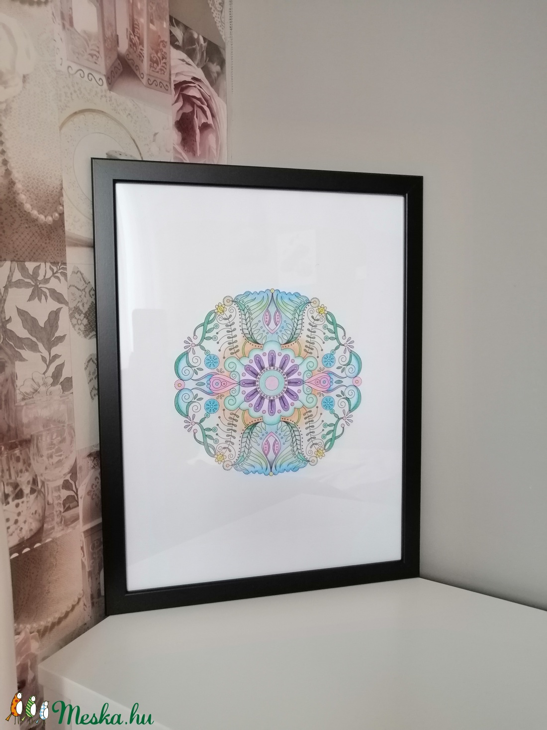 Színes ceruzás mandala - otthon & lakás - dekoráció - kép & falikép - Meska.hu Színes ceruzás mandala - otthon & lakás - dekoráció - kép & falikép - Meska.hu
